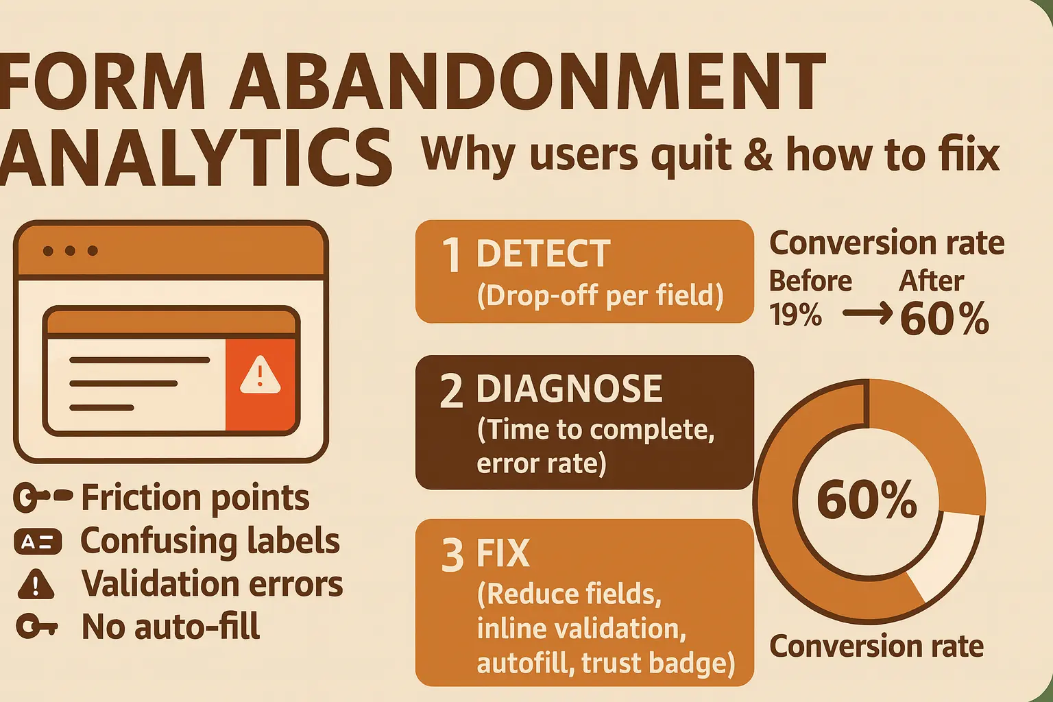 Form analytics and abandonment