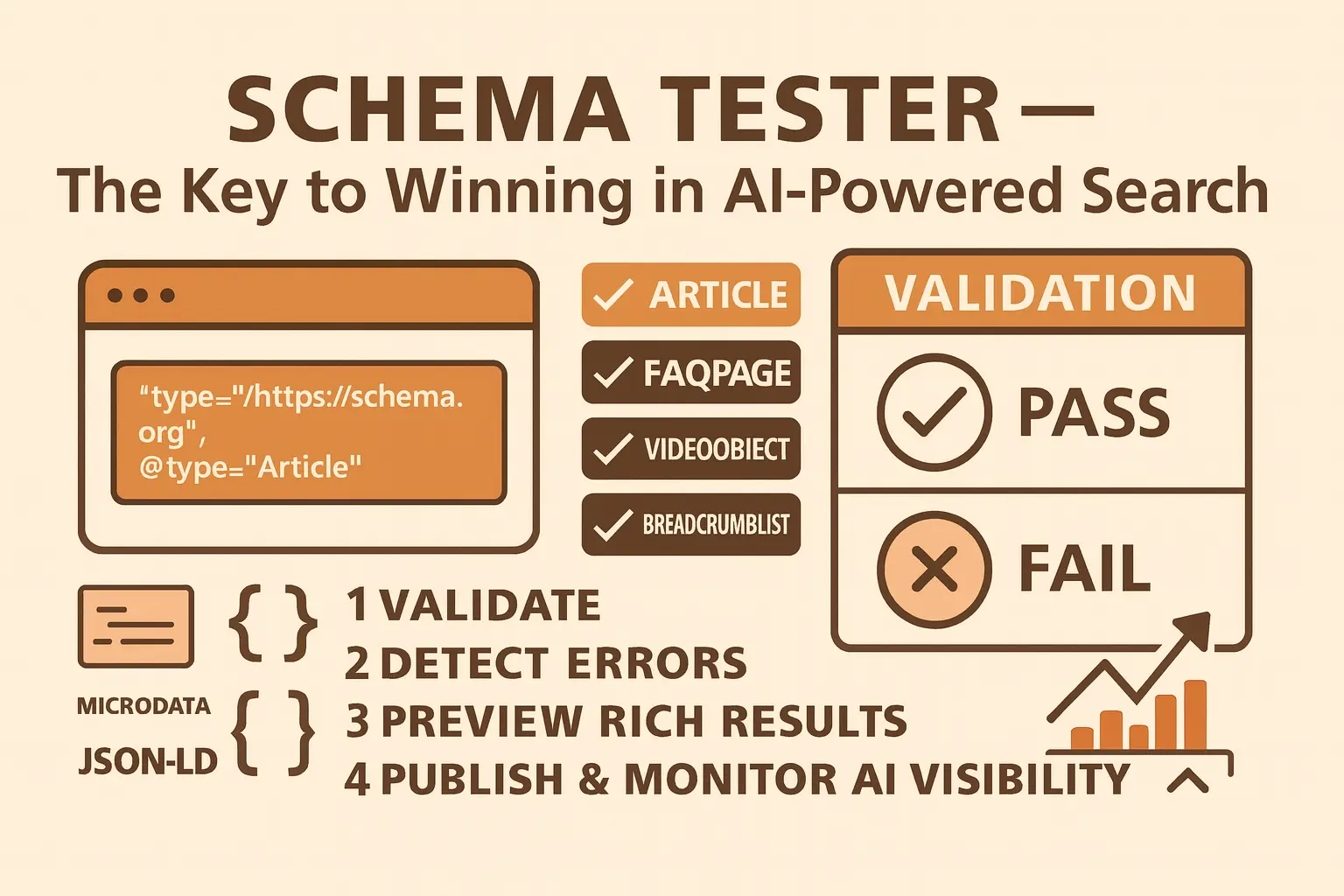 Schema validation for AI search